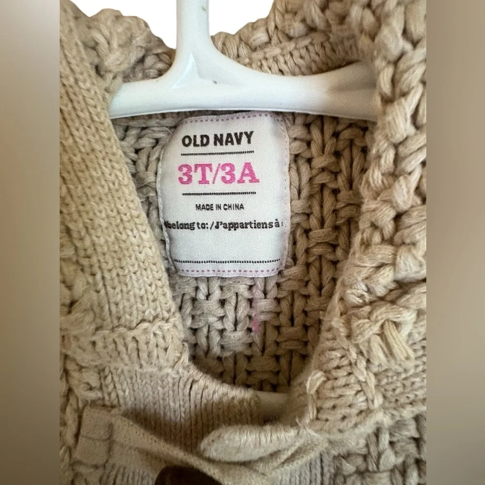 Old Navy Beige Knit Cardigan